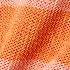 T-shirt a righe in mesh