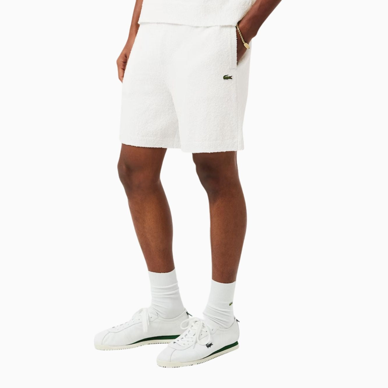 Short in maglia bouclè