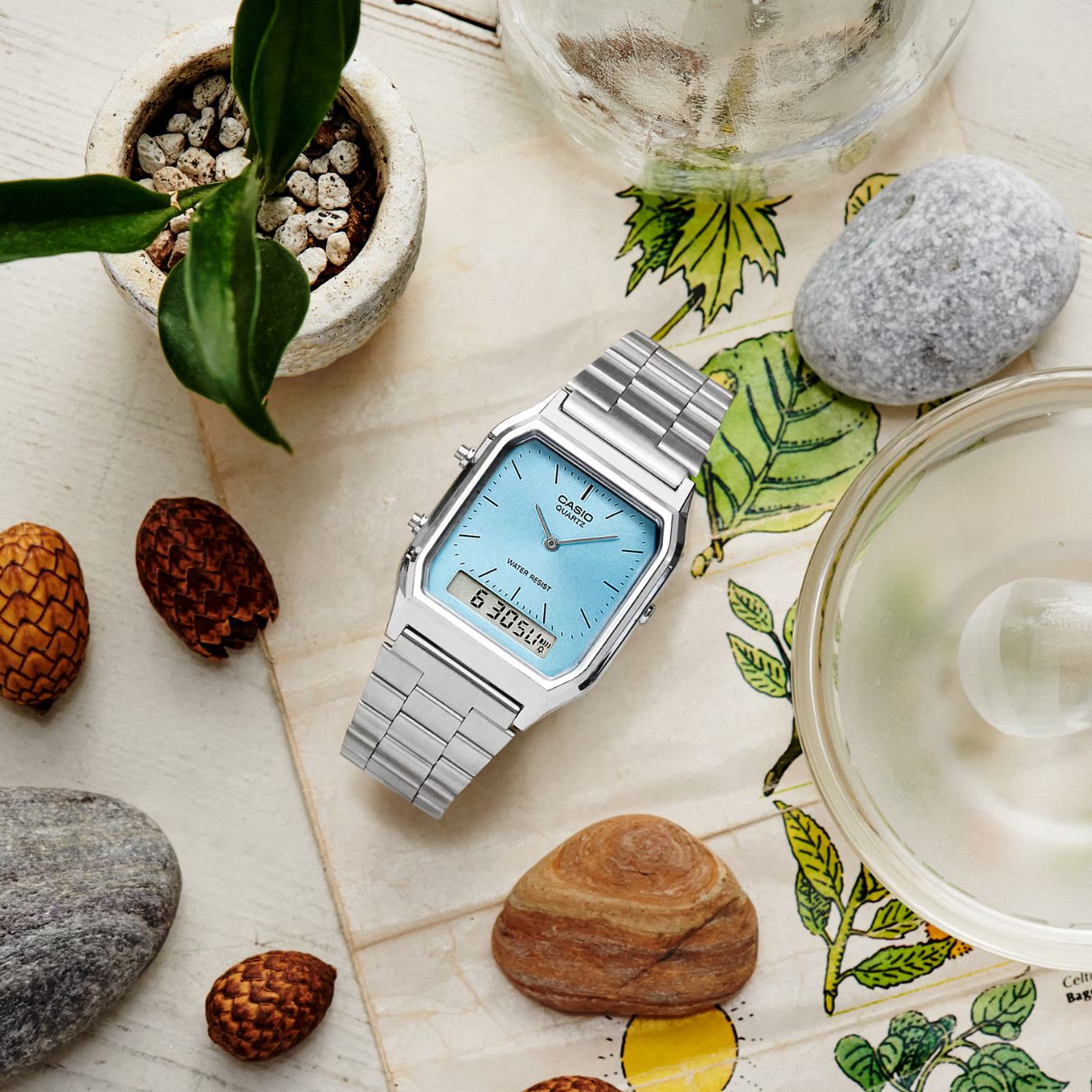 Wrist watch anadigi