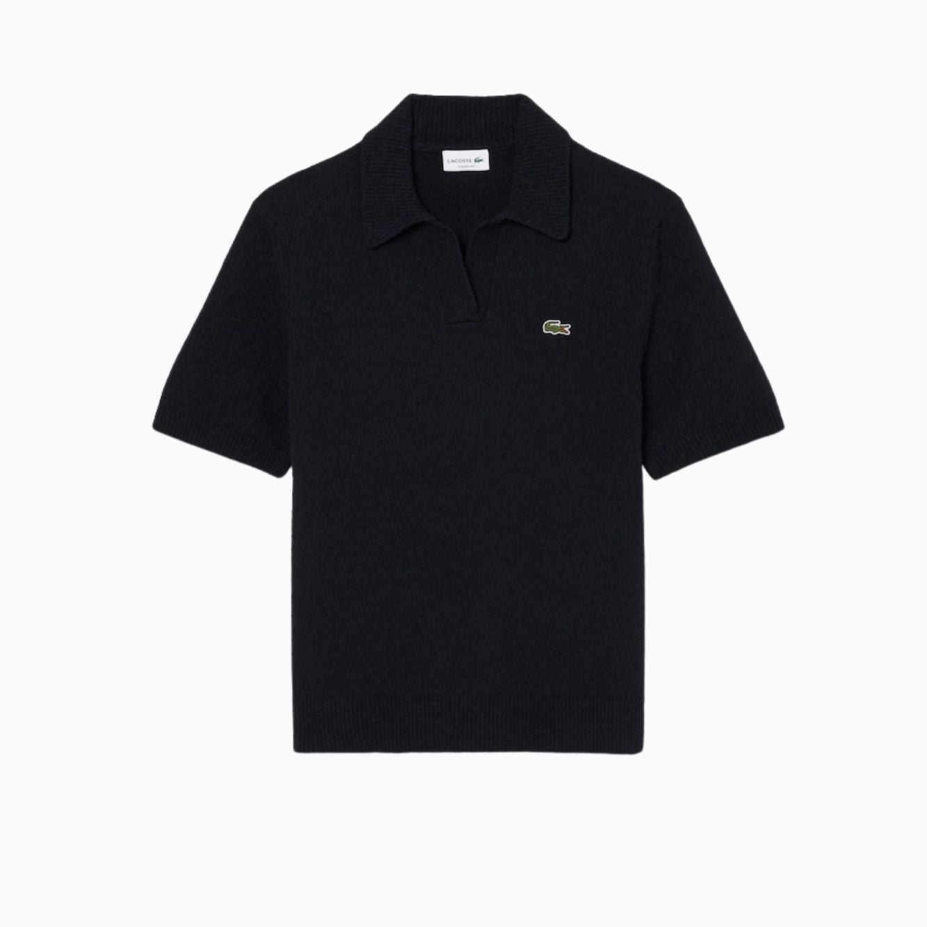 Polo in maglia bouclè